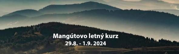 [Banner] Letný kurz na Mangútove, 28.8.-1.9.2024
